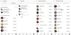 Nuova funzione di Instagram - Liste